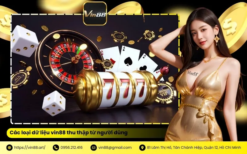 Các loại dữ liệu vin88 thu thập từ người dùng
