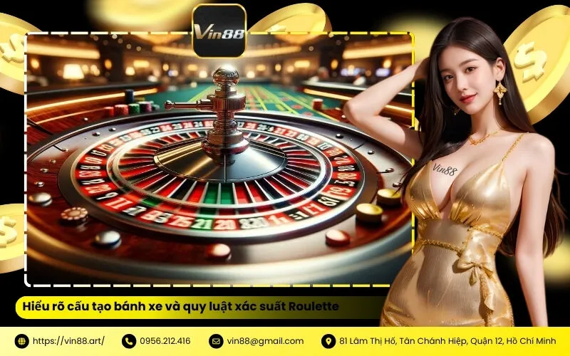 Hiểu rõ cấu tạo bánh xe và quy luật xác suất Roulette