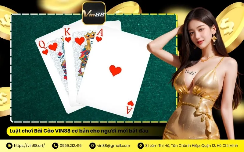 Luật chơi Bài Cào VIN88 cơ bản cho người mới bắt đầu