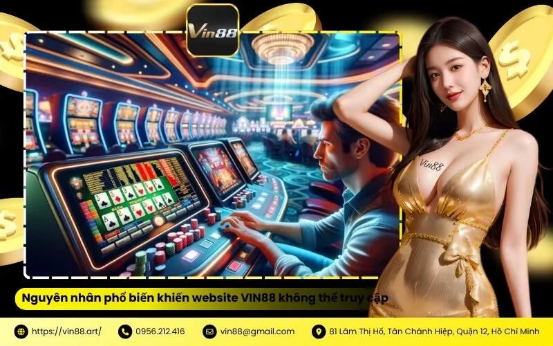 Nguyên nhân phổ biến khiến website VIN88 không thể truy cập