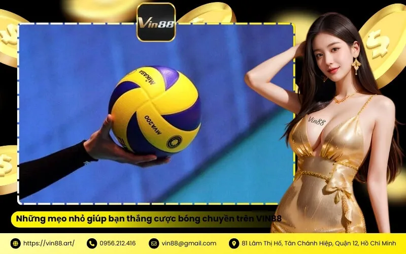 Những mẹo nhỏ giúp bạn thắng cược bóng chuyền trên VIN88